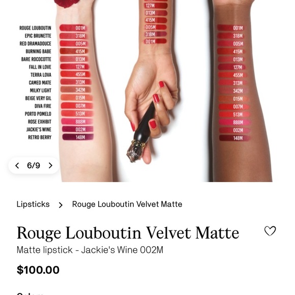 Christian Louboutin Velvet Matte Lipstick New - Picture 4 of 6